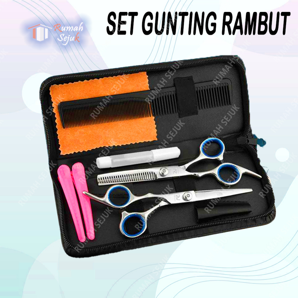 Jual Peralatan Gunting Rambut Salon Hair Perawatan Alat Kecantikan Set Comb  Barbershop Barber Profesional Pro | Shopee Indonesia