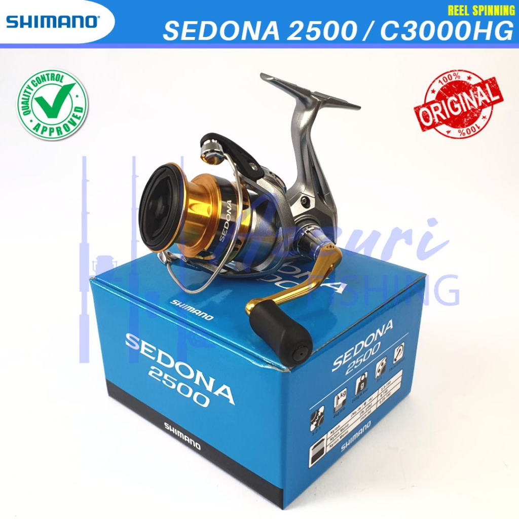 reel shimano sedona 2500 FD Front Freshwater Spinning Fishing SE2500FDC performance reel that combines the renowned Shimano HAGANE Gear technology with the reliability and smoothness expected from the Sedona reel series Shimano Sedona FL Spinning Reel