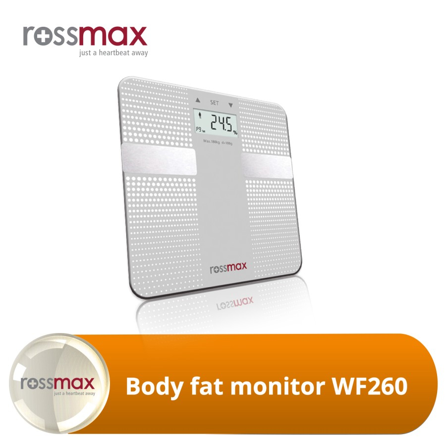 Jual Rossmax Body Fat Monitor WF260 Timbangan Digital Kadar Lemak