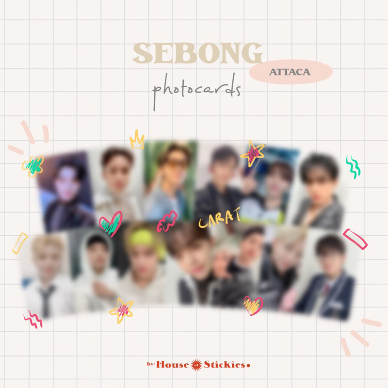 Jual Sebong Unofficial Photocard Attaca Era | Shopee Indonesia