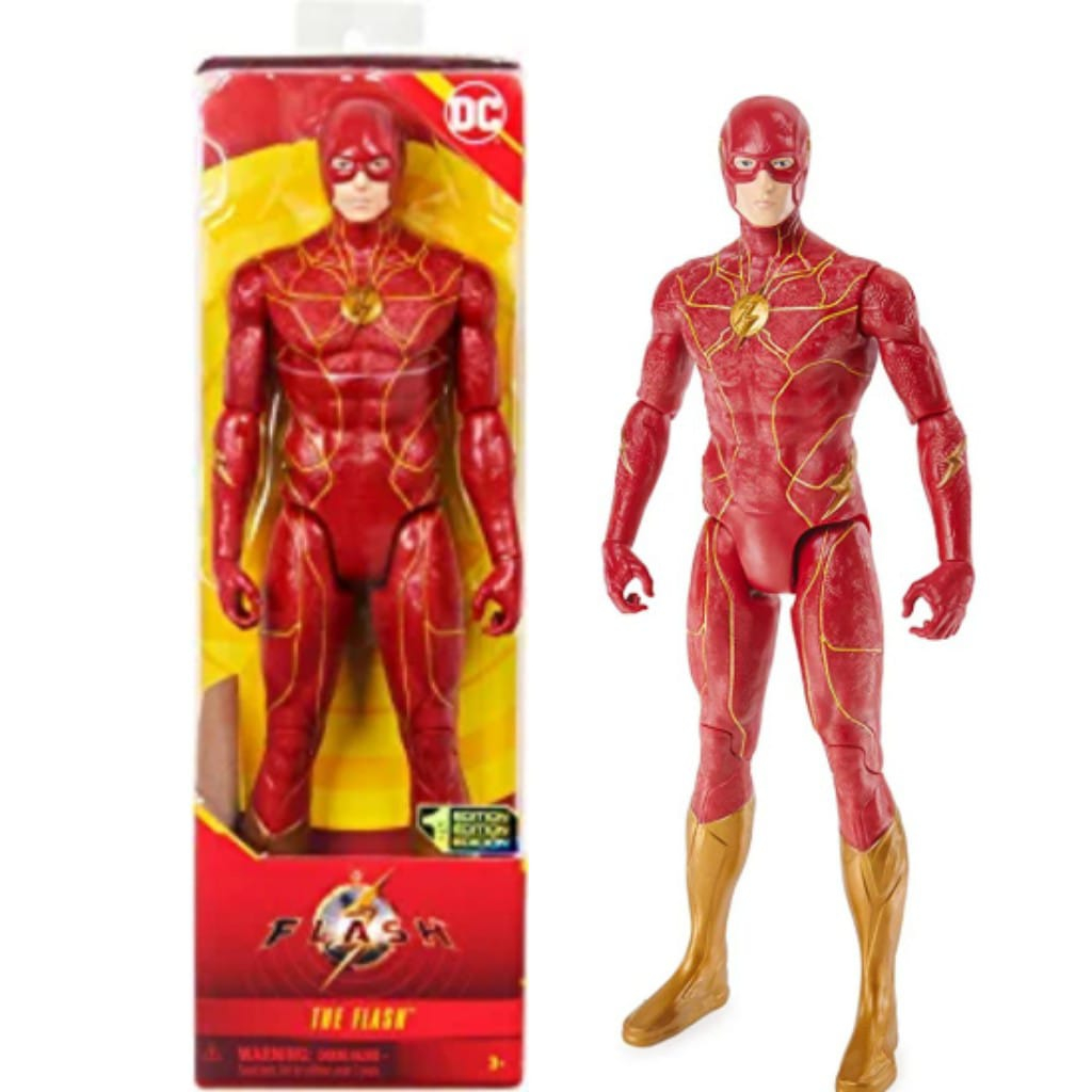Jual DC Comics The Flash Action Figure 12-Inch The Flash Movie | Shopee ...