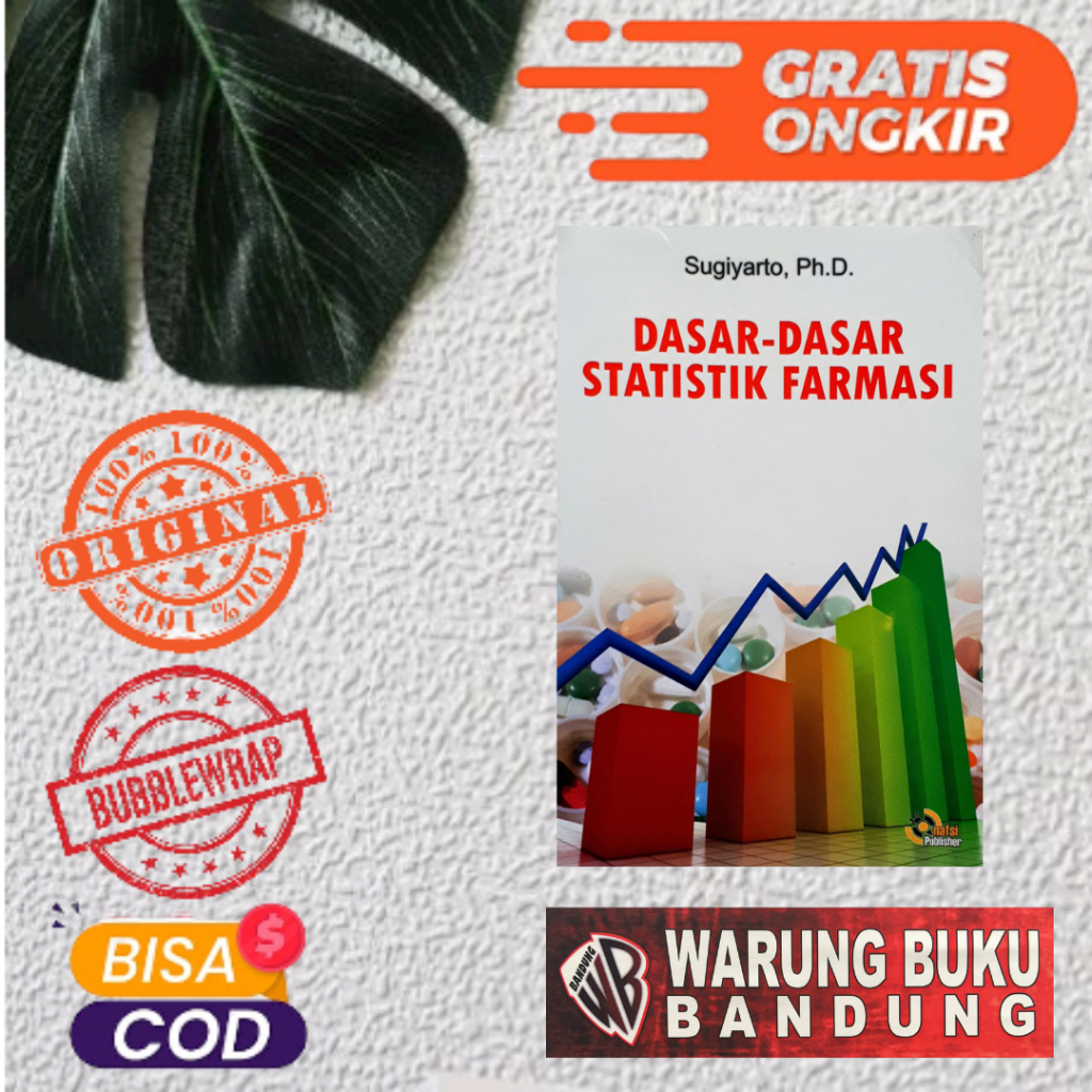 Jual Buku Dasar Dasar Statistik Farmasi Sugiyarto Shopee Indonesia