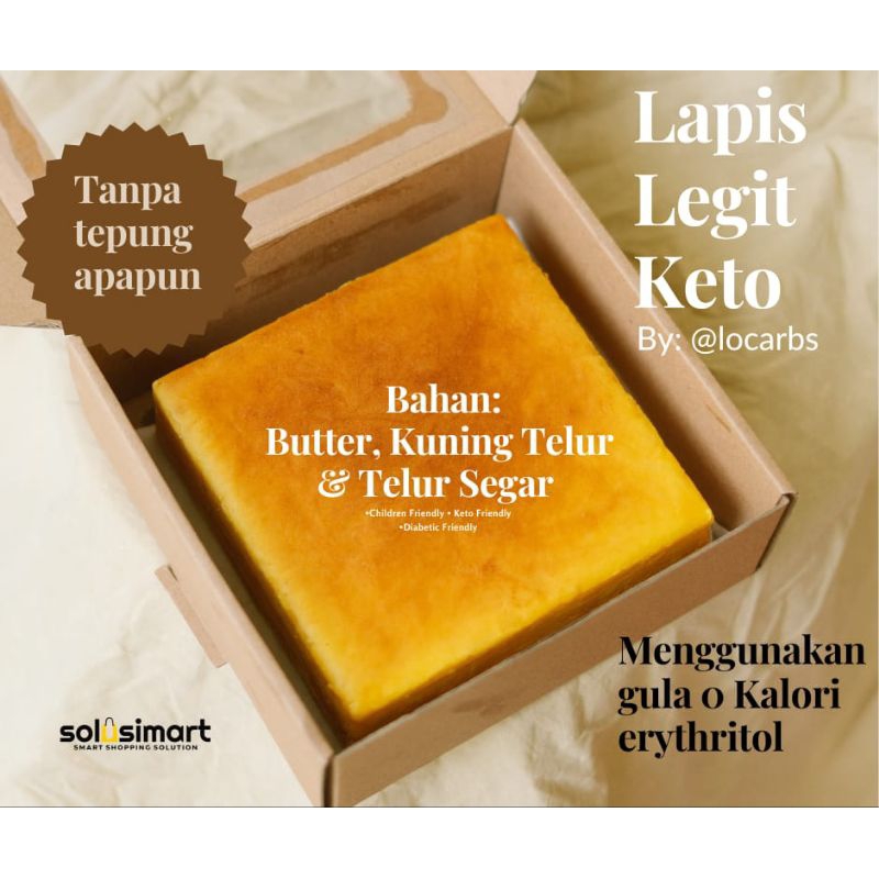 Jual LAPIS LEGIT KETO PREMIUM - TANPA TEPUNG - TANPA PENGAWET | Shopee ...