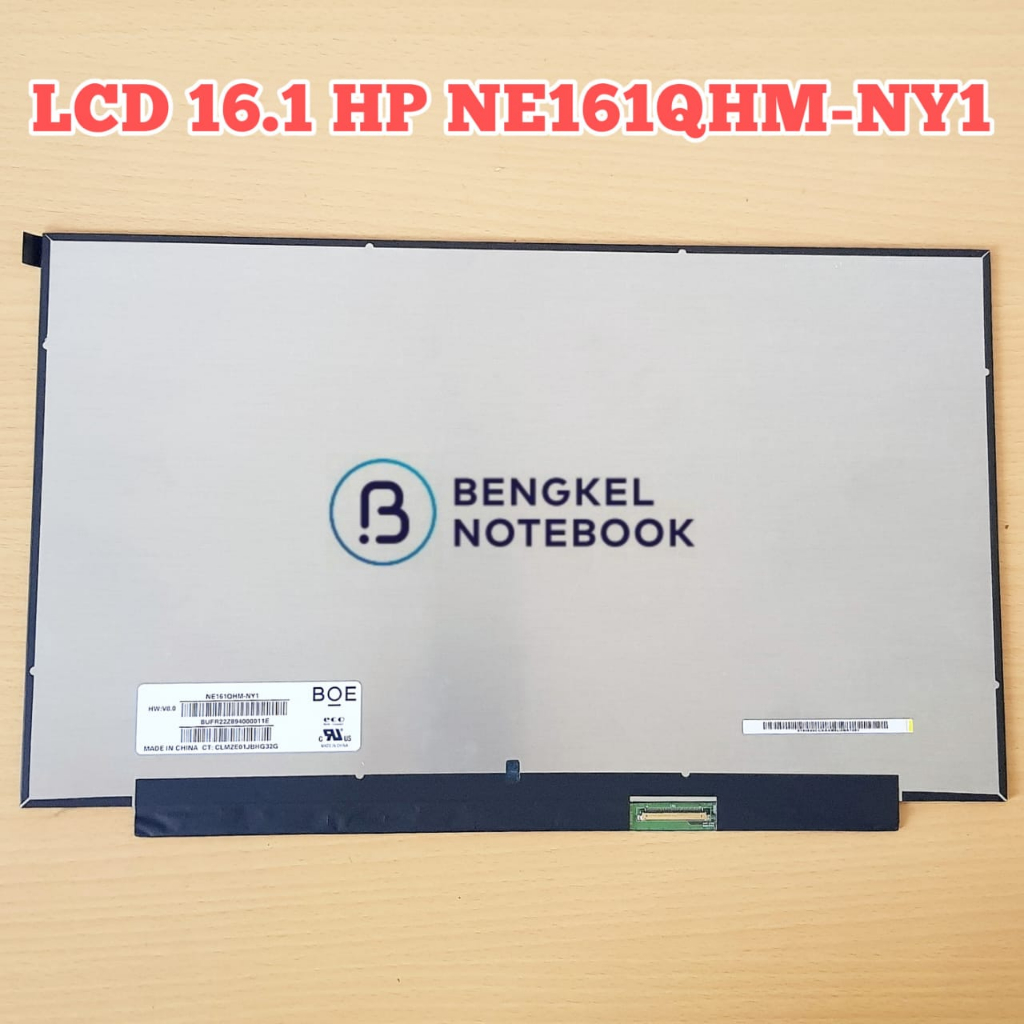Écran LCD BOE NE161QHM-NY1 16.1" 165Hz 2560x1440 QHD 40 Broches - Pour HP - Neuf