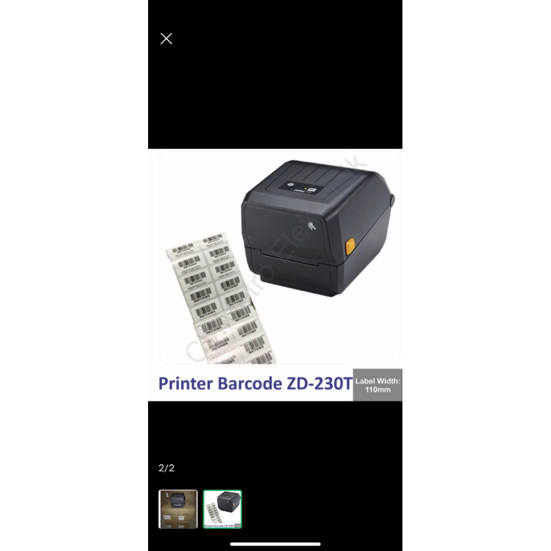 Jual Printer Barcode Zebra ZD230T Preloved | Shopee Indonesia