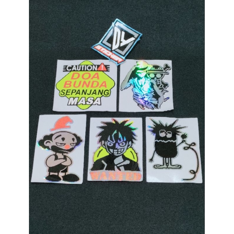 Jual STICKER ONE PIECE STICKER DOA IBU SEPANJANG JALAN CUTTING | Shopee ...