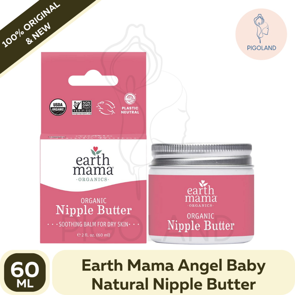 Jual Earth Mama Angel Baby EMAB Natural Nipple Butter 2 fl oz 60 Ml ...