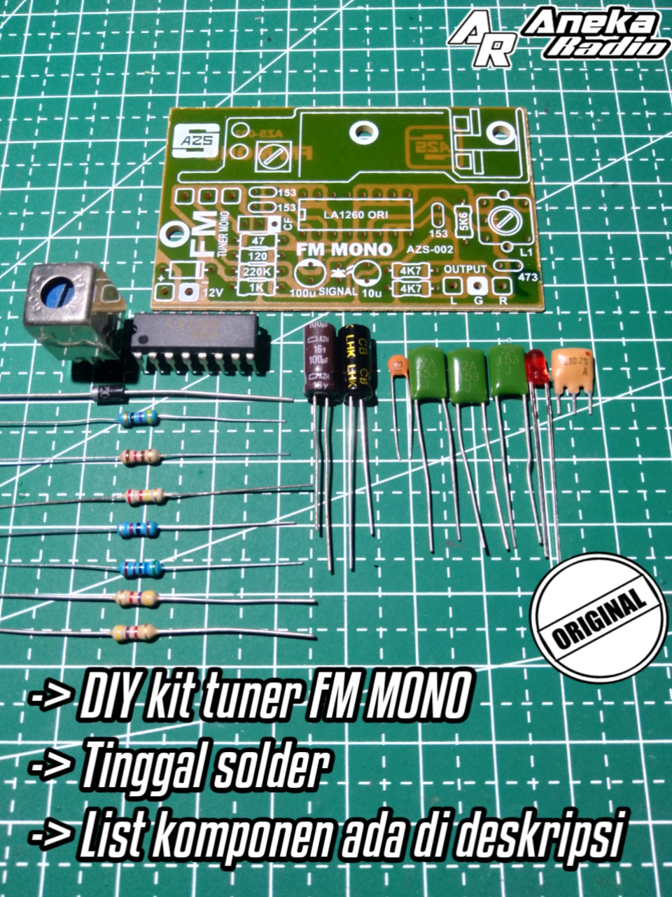 Jual DIY Kit Tuner FM mono Shopee Indonesia