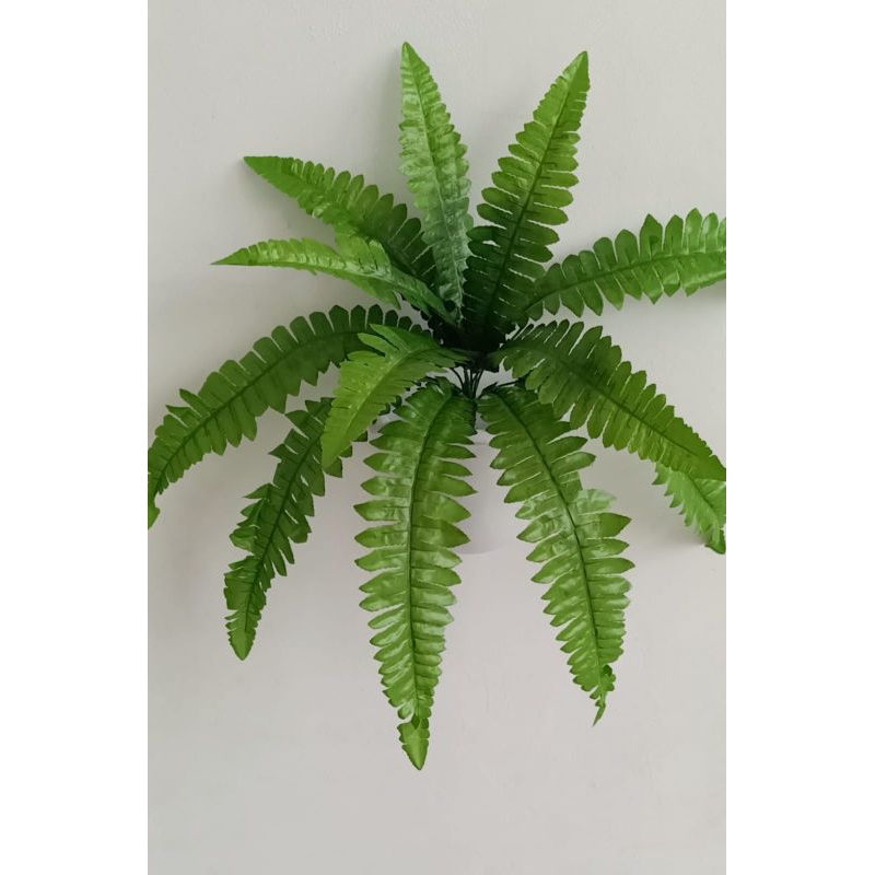 Jual POHON PAKIS BOSTON ARTIFICIAL 12 TANGKAI DENGAN POT DINDING OMBAK ...