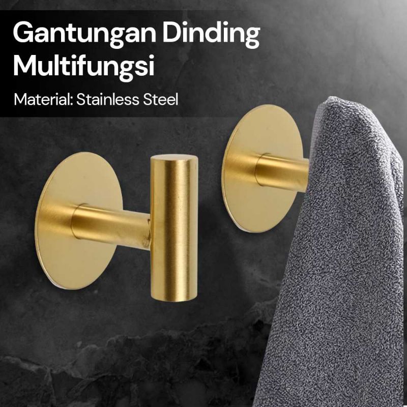 Jual Gantungan Kunci Rak Mantel Kait Dinding Perekat Diri Rak Gantungan