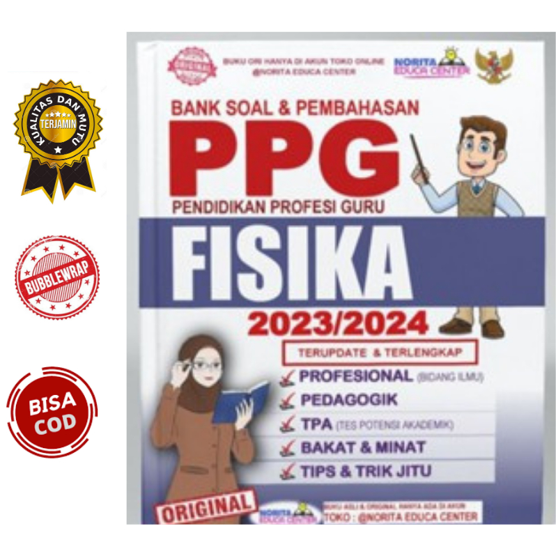 Jual BUKU BANK SOAL DAN PEMBAHASAN PPG FISIKA TAHUN 2024 | Shopee Indonesia