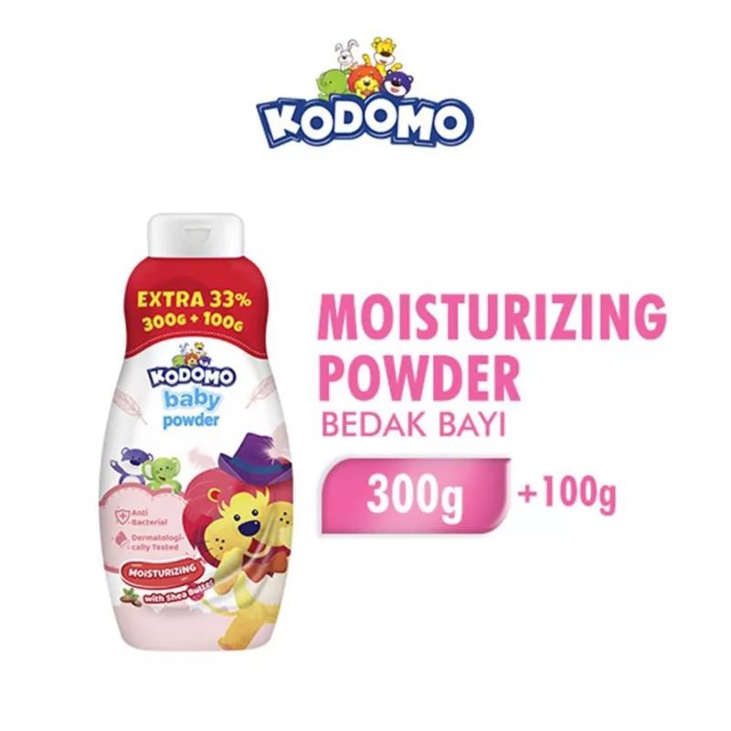 Jual Kodomo Baby Powder Bedak Bayi Pink Botol 300+100g | Shopee Indonesia