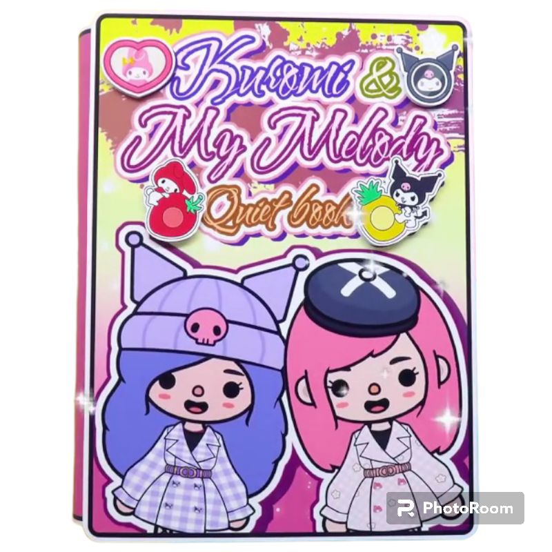 Jual TOCA BOCA KUROMI MY MELODY ENID PAPER DOLL QUIET BOOK BUKU MAINAN ...