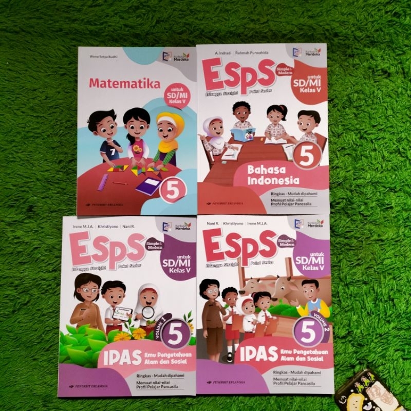 Jual ORIGINAL BUKU MATEMATIKA ESPS BAHASA INDONESIA IPAS ILMU ...