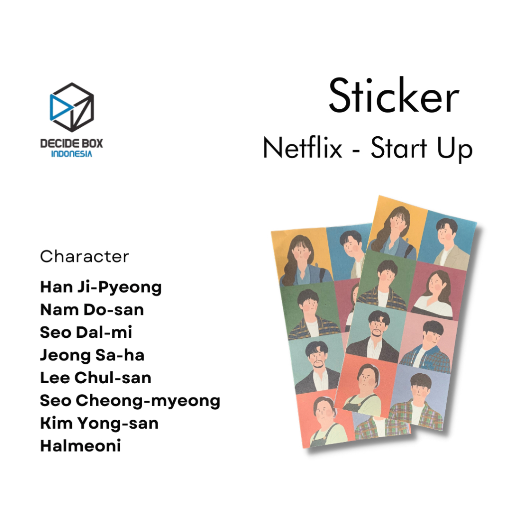 Jual Decide Box Indonesia - Netflix Start Up Sticker Set / Stiker ...