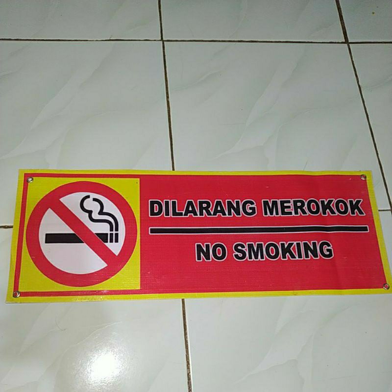 Jual Spanduk di Larang Merokok | Shopee Indonesia