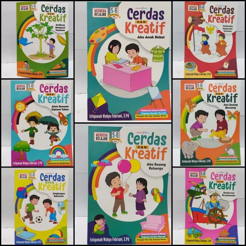 Jual Buku TK/PAUD Kurikulum Merdeka - Cerdas & Kreatif Untuk Usia 5-6 ...