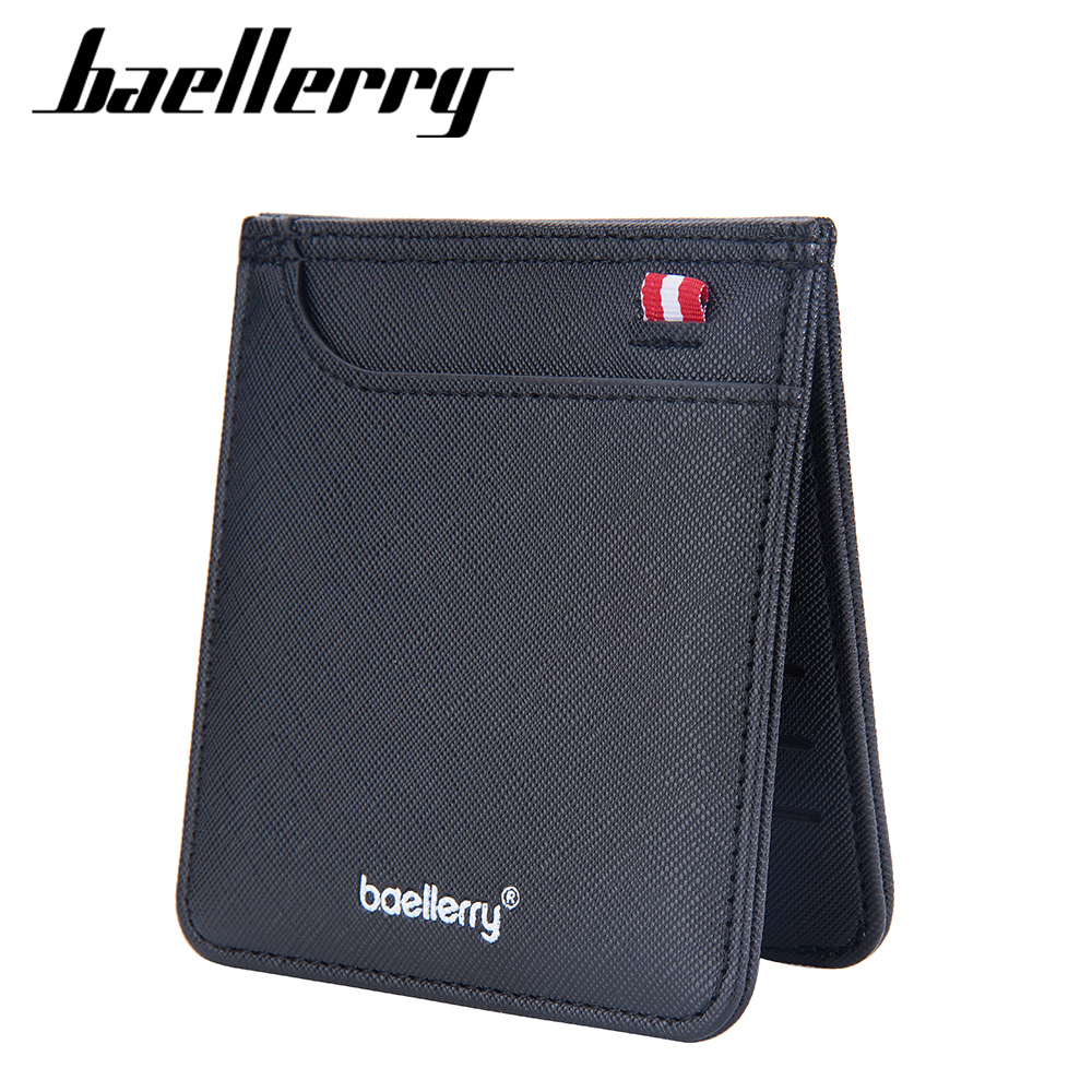 Jual DOMPET KARTU PRIA BAELLERRY ORIGINAL CARD HOLDER KULIT HITAM
