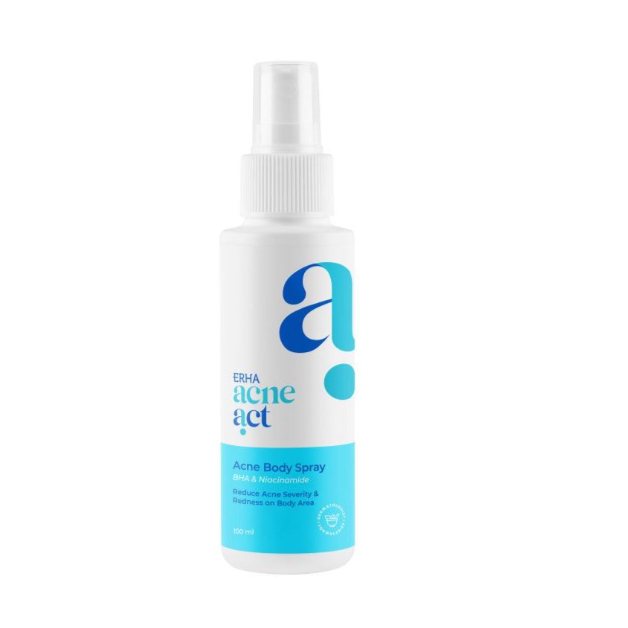 Jual ERHA AcneAct BHA & Niacinamide Acne Body Spray 100ml Shopee