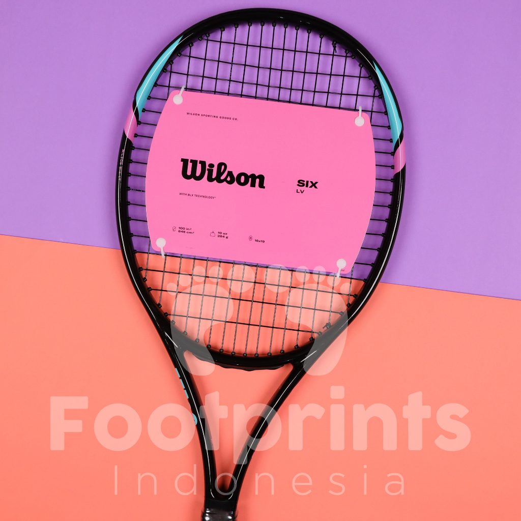 Jual Raket Tenis Wilson Six LV 100 Tennis Racket Pemula 284gr Original ...