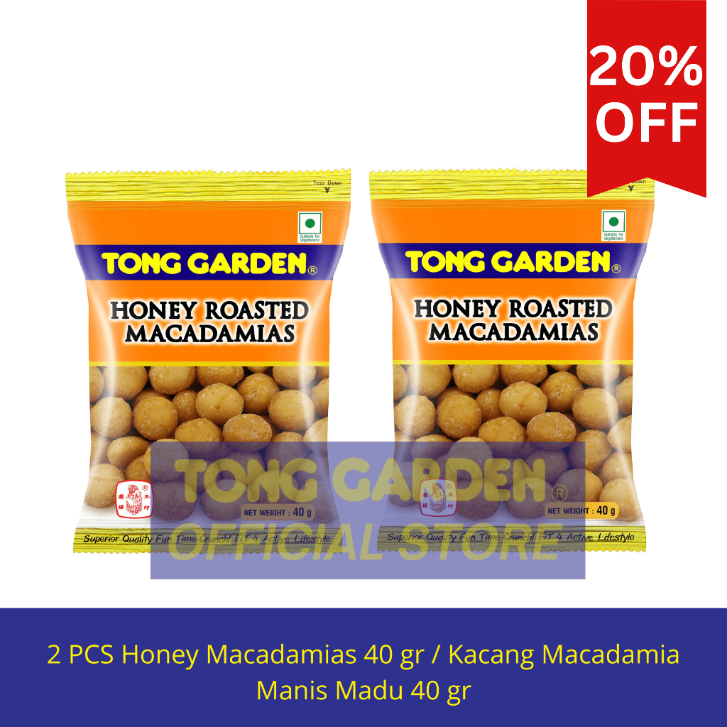 Jual Tong Garden Kacang Macadamia Manis 35 gr Spesial Promo Bundle 2