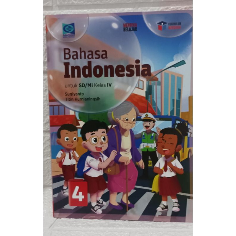 Jual Grafindo Bahasa Indonesia SD MI Kelas 4 IV Kurikulum Merdeka ...