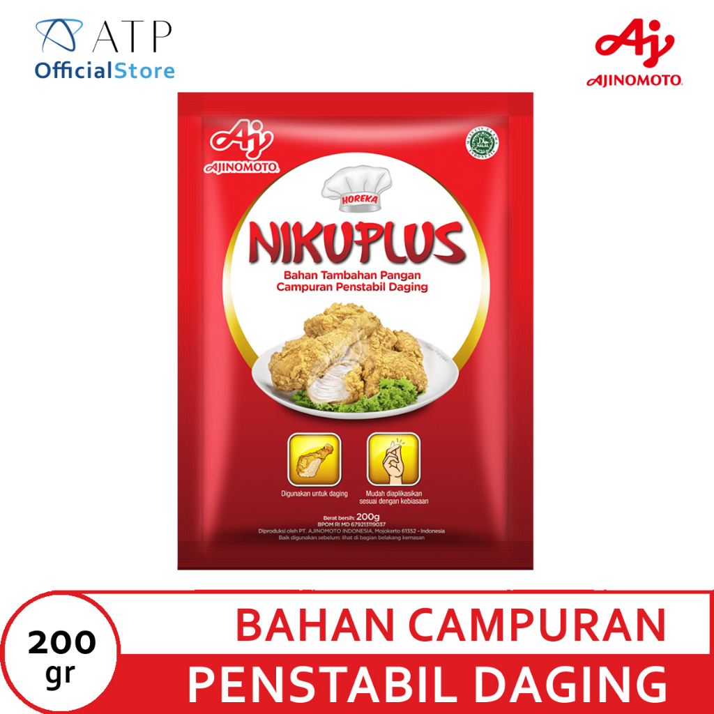 Jual NIKUPLUS Ajinomoto 200 gr (Untuk Penstabil Daging) | Shopee Indonesia