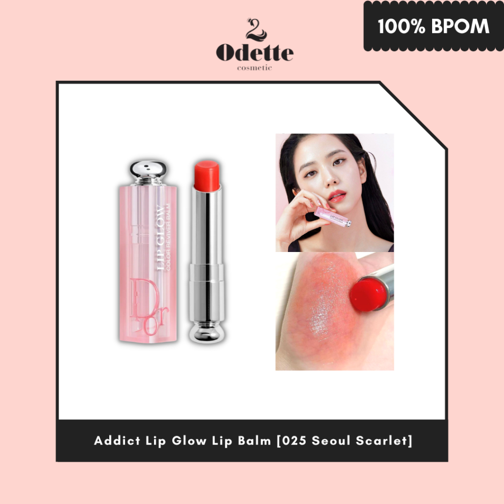 Jual DIOR Addict Lip Glow Lip Balm 025 Seoul Scarlet Shopee Indonesia