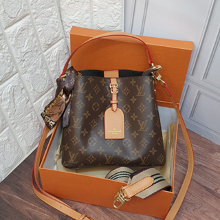 Jual Tas Wanita Import LV Neonoe Lidah Hobo Tongue Bucket Bag Serut Embos  Mono Mirror 1:1 FREE BOX Branded Premium Andin Selempang Terbaru 2022  Kekinian Viral Kulit Ori Original Asli Cina Korea