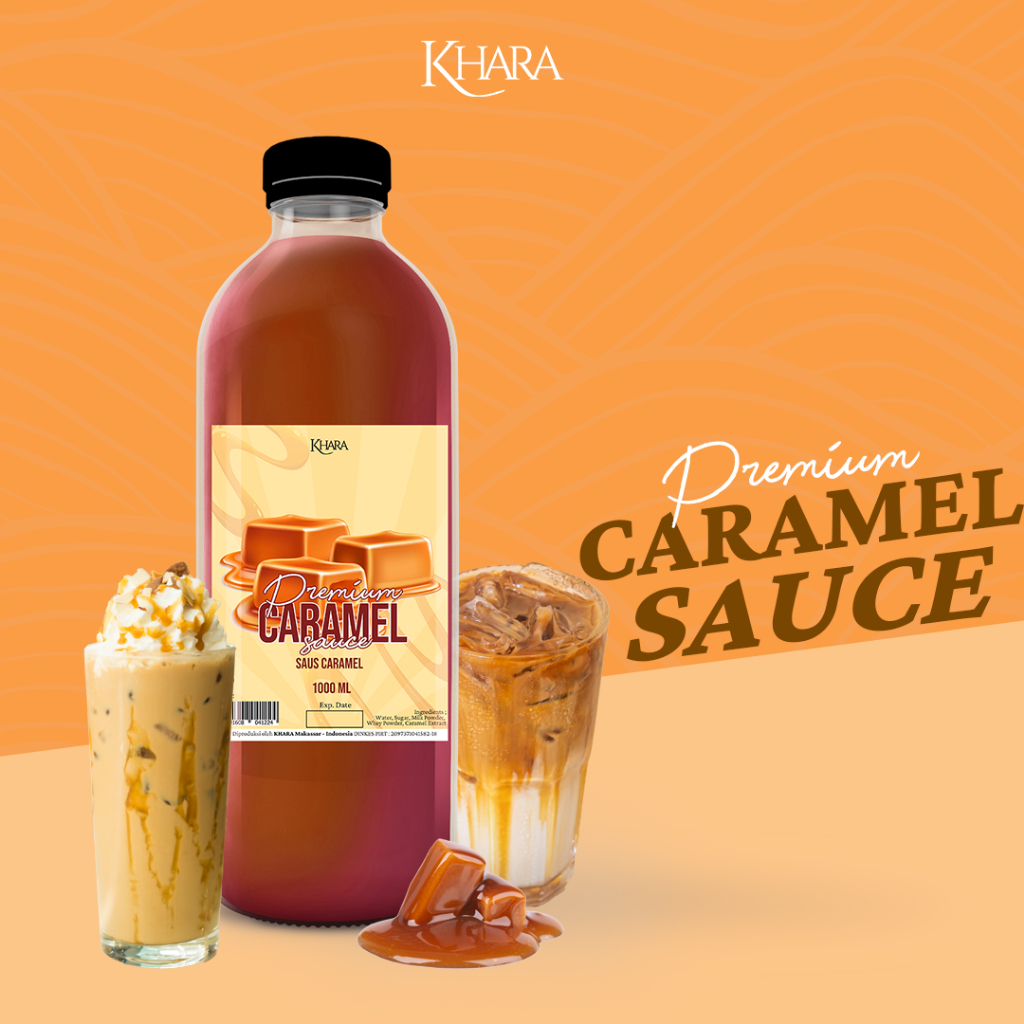 Jual Saus Caramel Premium Caramel Sauce 1000ml Khara Premium Sauce