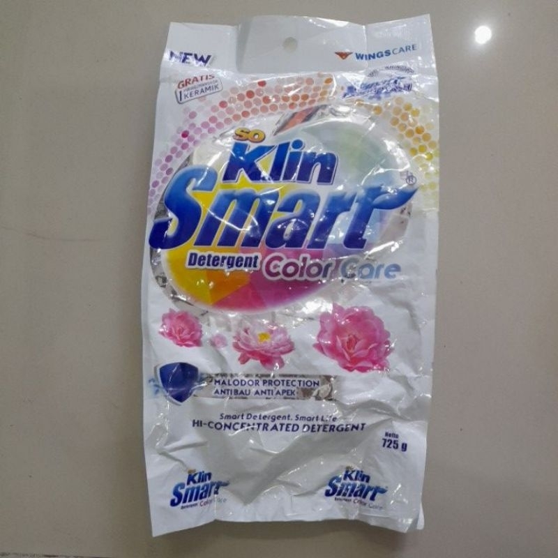 Jual So Klin Smart Detergent + Softener 725g | Shopee Indonesia