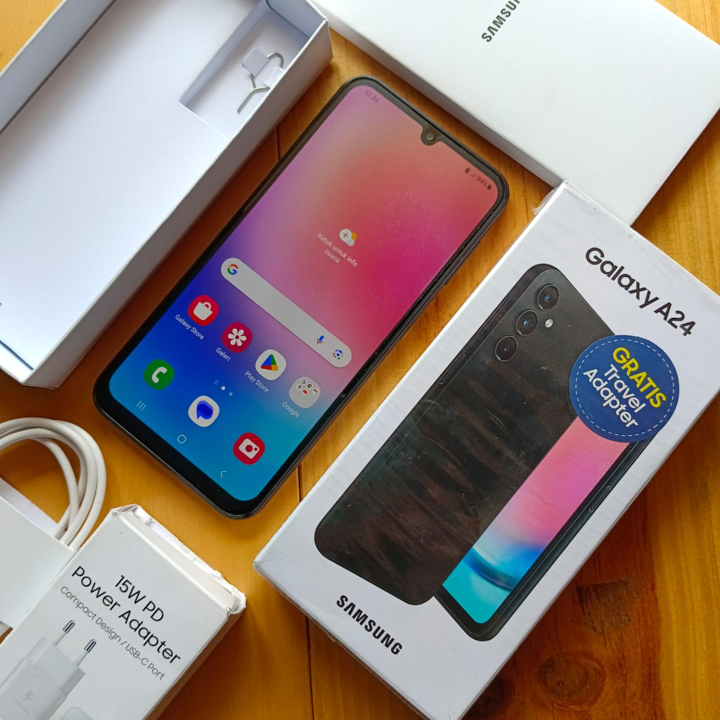 Jual SAMSUNG A24 SECOND 8/128GB HANDPHONE SECOND HP SEKEN HP BEKAS