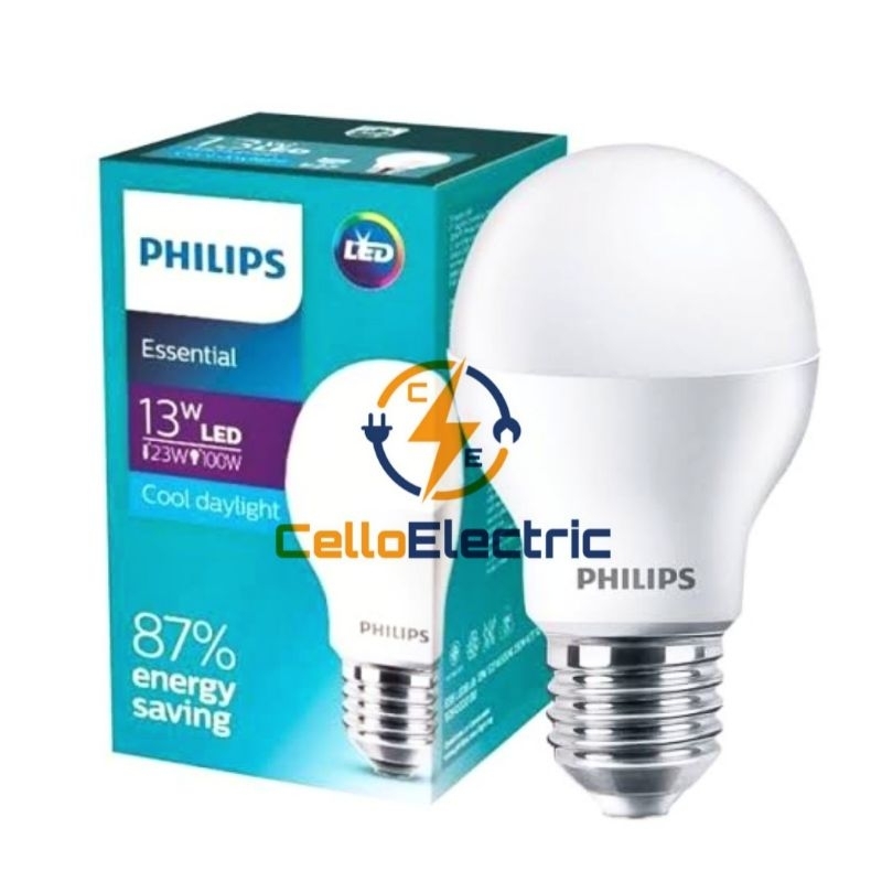 Jual Led Philips Essential 3w 5w 7w 9w 11w 13w 15w - Lampu Led ...