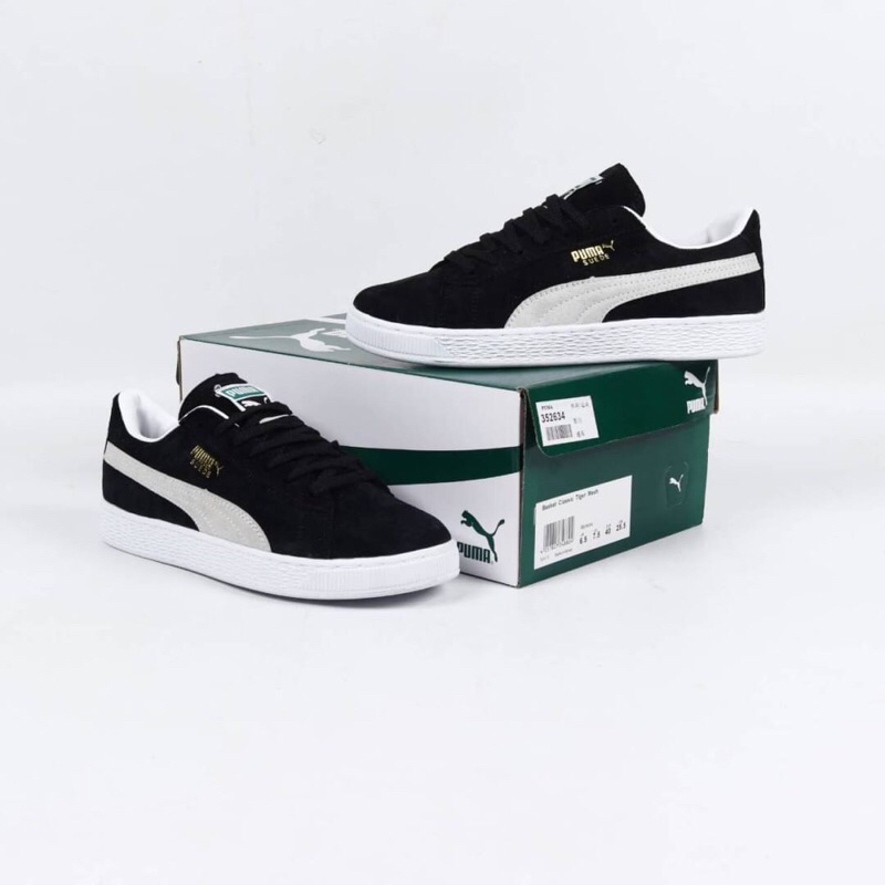 Jual Sepatu Puma Suede Classic Black White Hitam Putih BNIB Shopee