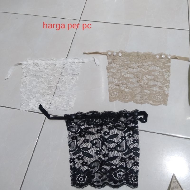 Jual Cami Secret RENDA RENDA Kamisol Penutup Belahan Dada Kemben Dada ...