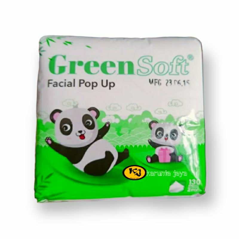 Jual Tisu Green Soft Facial Pop Up 2ply 130 Sheet | Shopee Indonesia