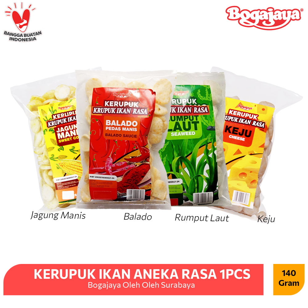 Jual Kerupuk Ikan Aneka Rasa Oleh Oleh Khas Surabaya Krupuk Ikan