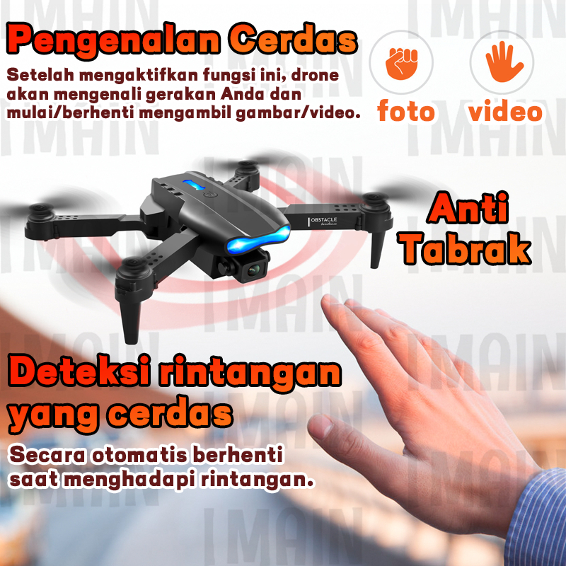 Jual [ IMAIN ] Drone E99 Pro Dengan Dual Kamera HD Drone WiFi FPV ...
