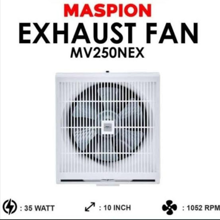 Jual Maspion Exhaust Fan Wall Heksos Hexos Dinding Mv Nex