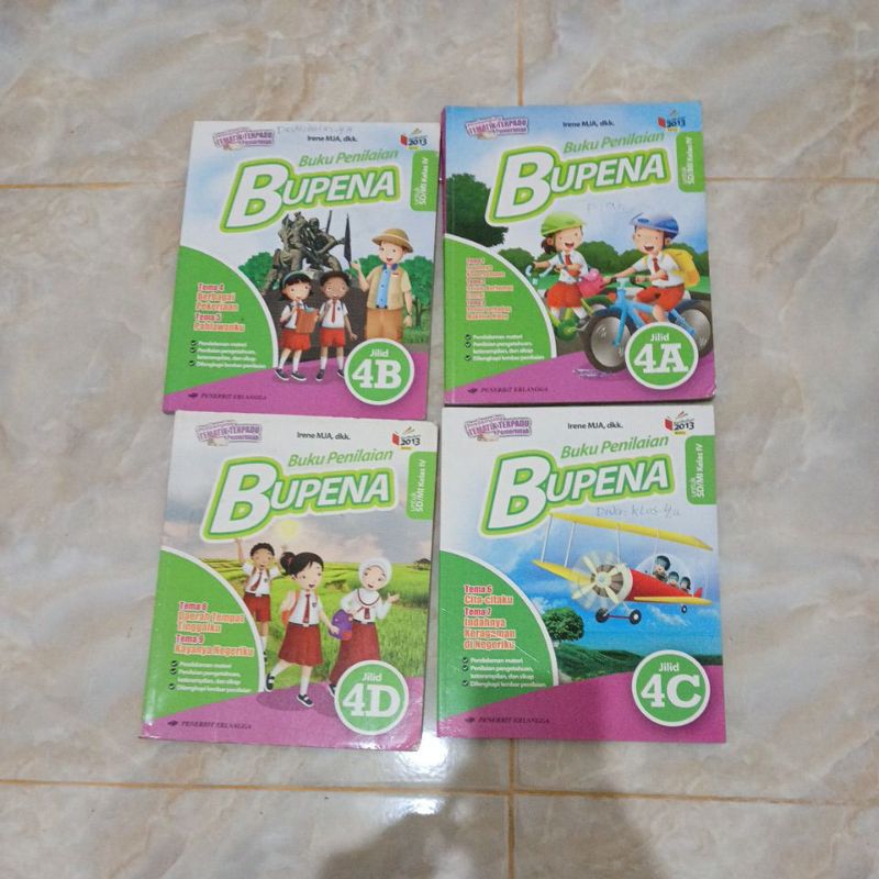 Jual Buku Bekas Original Bupena Kelas 4 A, B, C, D, SD/MI Kurikulum ...