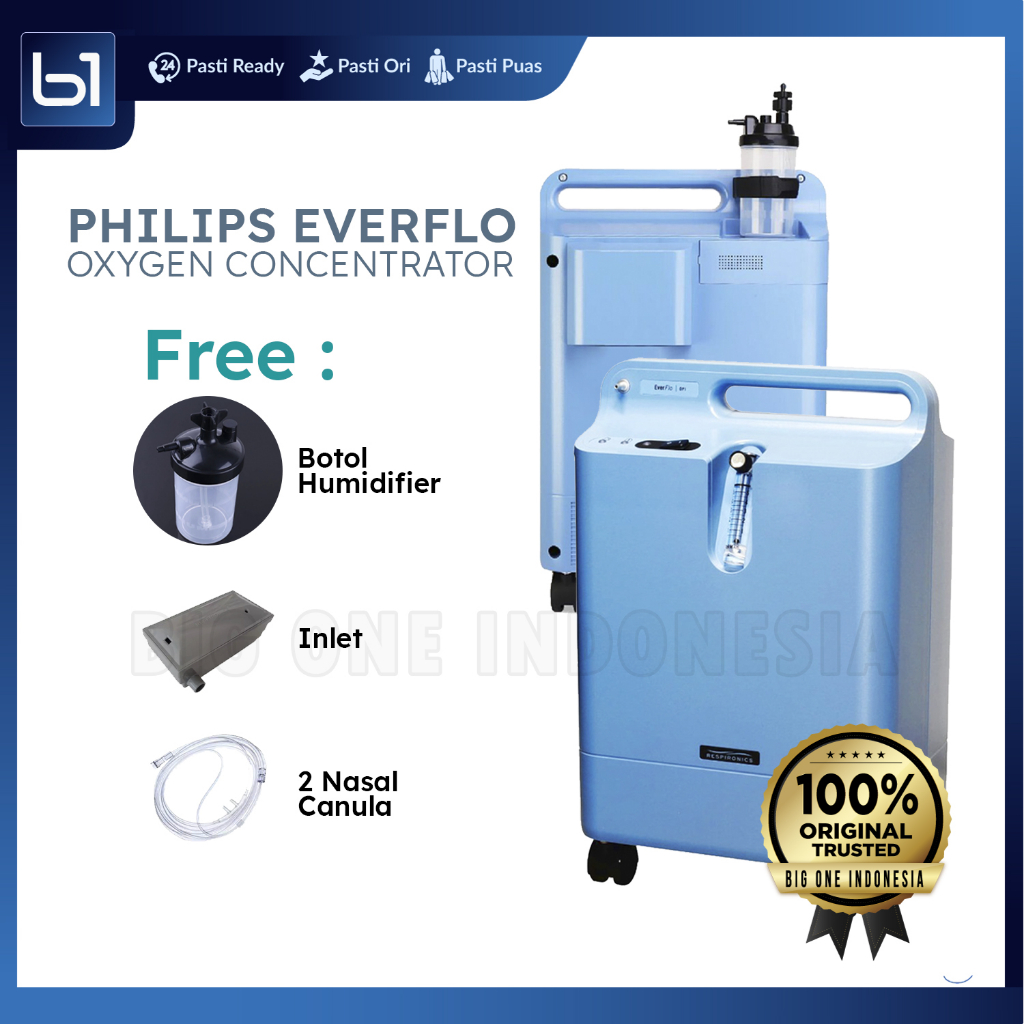 Jual Philips EverFlo Oxygen Concentrator, Oksigen Konsentrator Alat ...