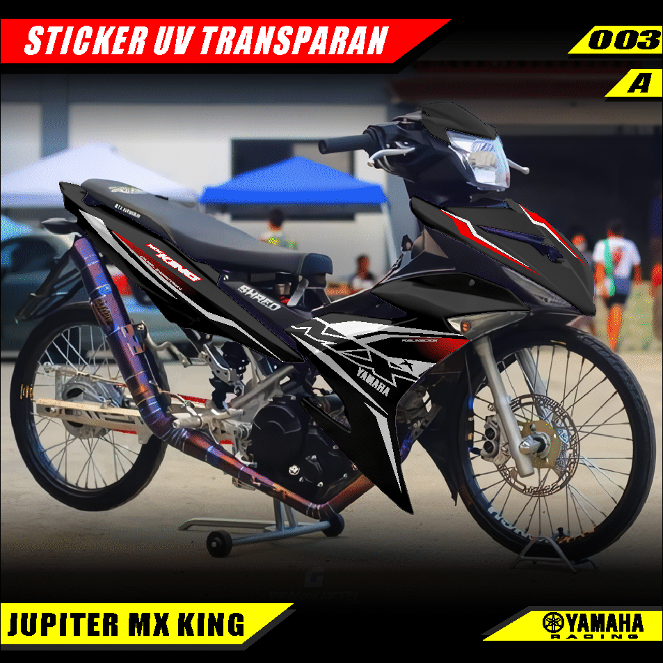 Jual STICKER STRIPING TRANSPARAN YAMAHA JUPITER MX KING VARIASI LIST