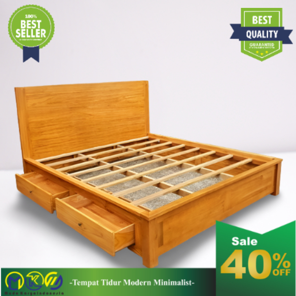 Jual Tempat Tidur Laci Minimalis Kayu Jati Ranjang Tempat Tidur Minimalis Laci Kayu Jati Dipan