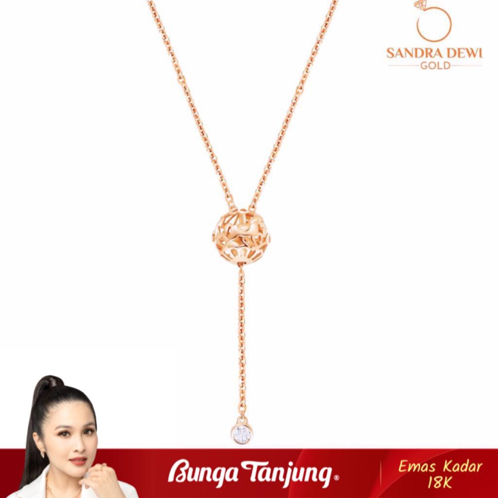 Jual KALUNG CAROUSEL A SERIES - SANDRA DEWI - EMAS 18K - BUNGA TANJUNG