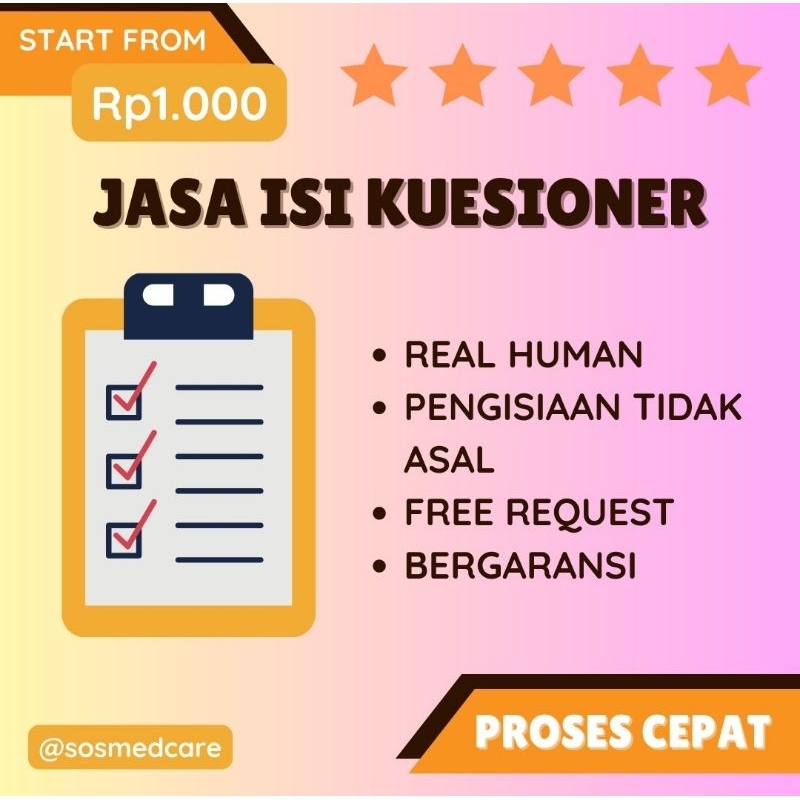 Jual Responden Kuesioner Penelitian Shopee Indonesia 1365