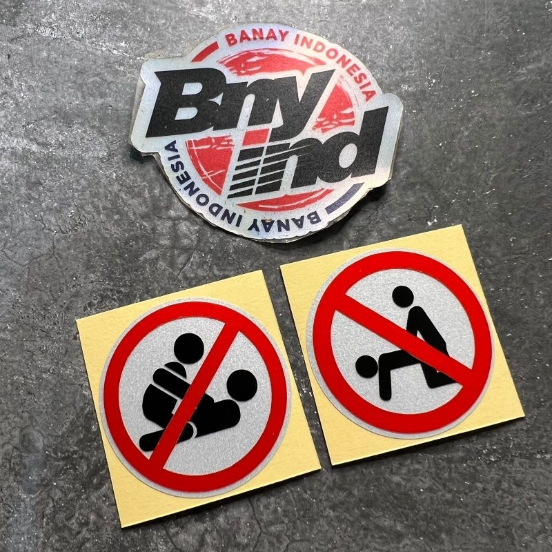 Jual Stiker Sticker Dilarang Bercinta Lucu Cutting | Shopee Indonesia