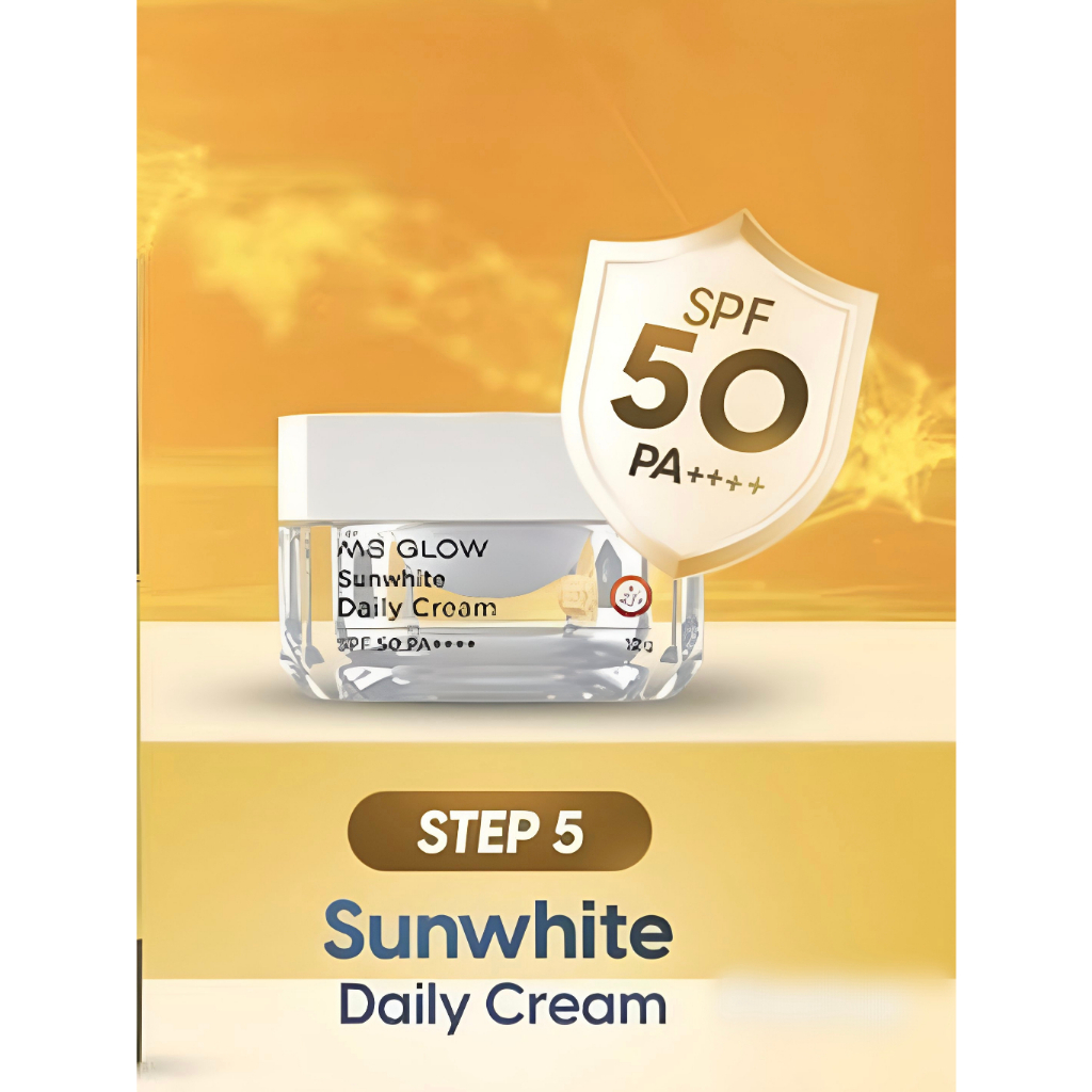 Jual MS Glow DAY CREAM / Daily BB CREAM MS GLOW (TERBARU) /SUNGLOW