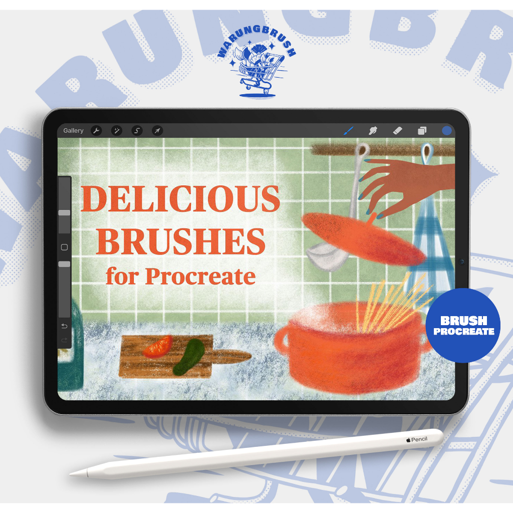 Jual BP0035 Delicious Brushes for Procreate brushset | Shopee Indonesia