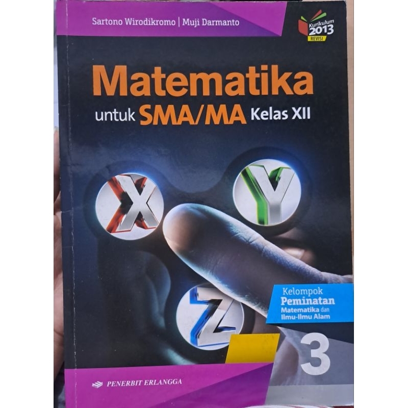 Jual Buku Matematika Peminatan Kelas XII Erlangga | Shopee Indonesia