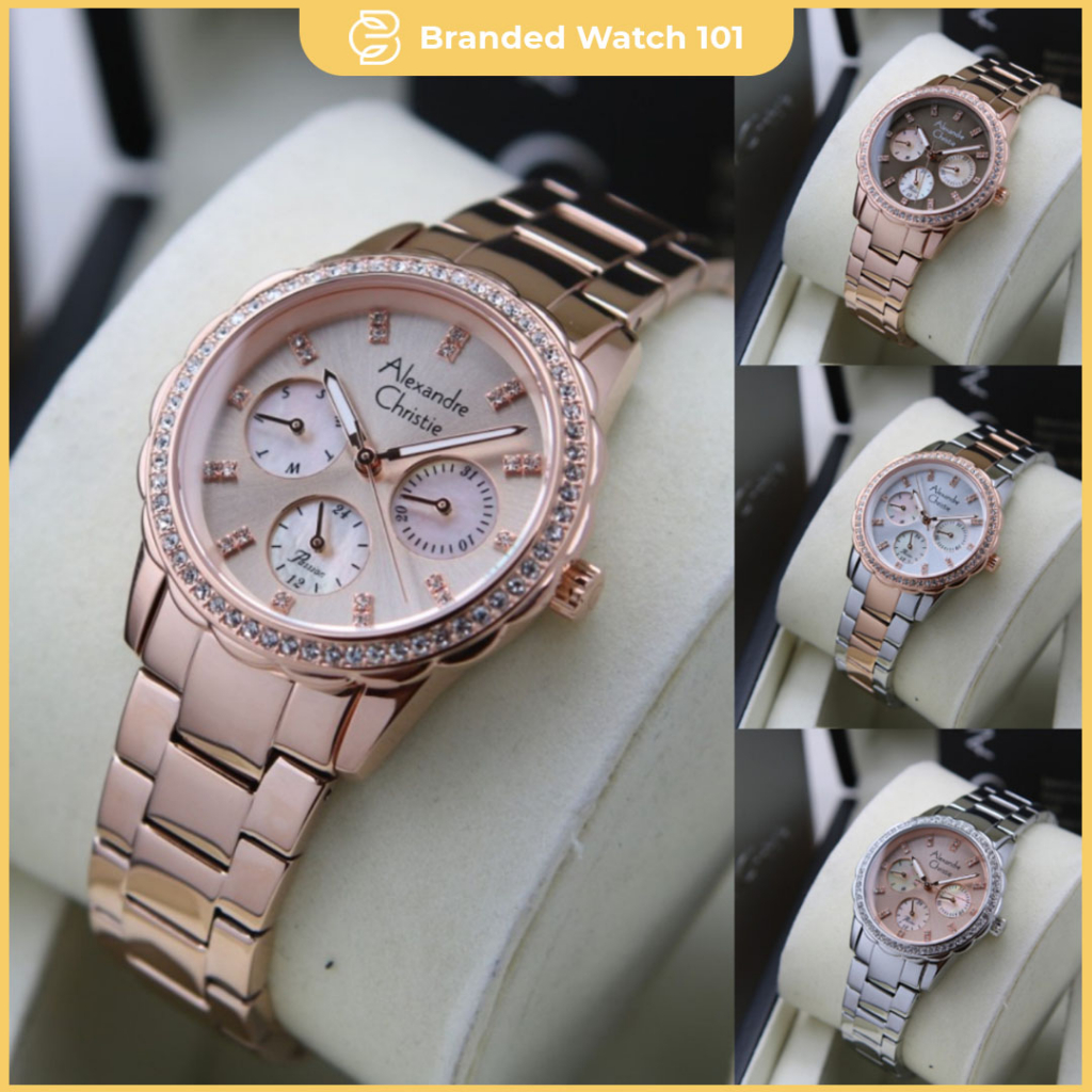 Jual ORIGINAL Jam Tangan Wanita Alexandre Christie AC 2771/AC2771/AC ...